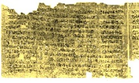 Le papyrus Ipuwer est conserv au Muse de Leiden en Hollande