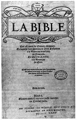 Bible d'Olivetan