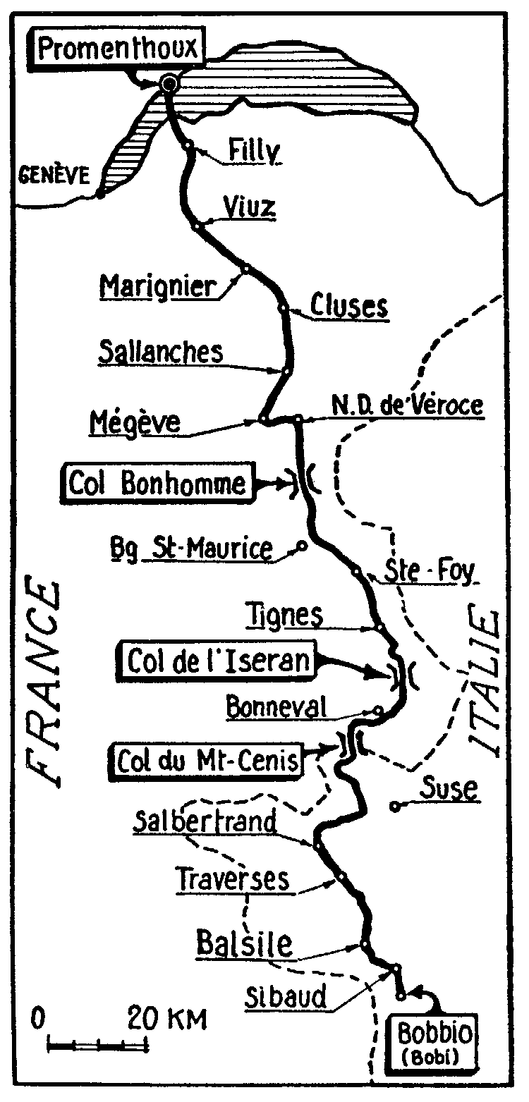 carte glorieuse rentre avec Henri Arnaud